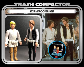 Stormtrooper Belt (Left Sided Holster)  - 3D Printed- Vintage-style Star Wars custom