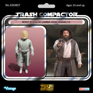 Ront Byrnloo (Jabba Henchman) - Kit de modelo impreso en 3D - Personalizado de Star Wars de estilo vintage