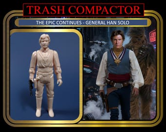 The EPIC Continues - General Han Solo - 3D Printed Model Kit - Vintage-style Star Wars custom