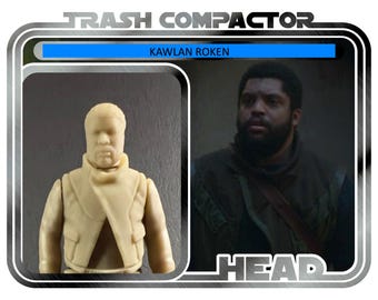 Kawlan Roken Head - 3D Printed Model Kit (From Obi-Wan Kenobi)- Vintage-style Star Wars custom