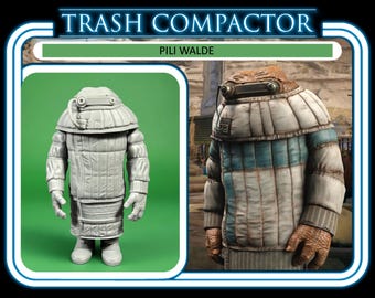 Pili Walde (Jedi Survivor) - 3D Printed Vintage/Retro Style Star Wars Custom Resin Model Figure Kit