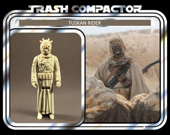 Tuskan Rider - 3D Printed Vintage/Retro Style Star Wars Custom Resin Model Figure Kit