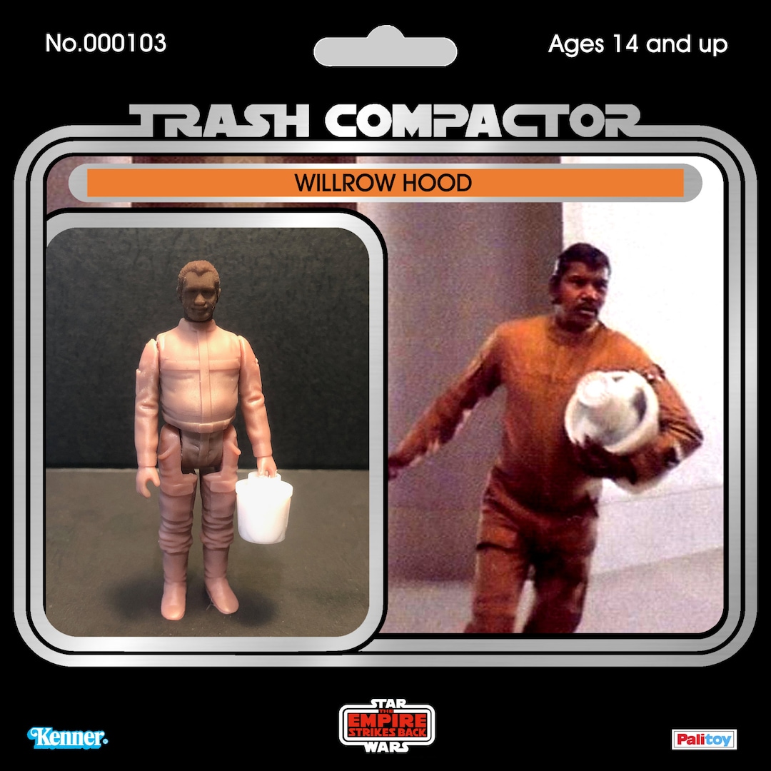 Willrow Hood - 3D Printed Model Kit- Vintage-style Star Wars