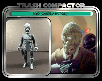 Myo (Cantina Patron) - 3D Printed Model Kit- Vintage-style Star Wars custom