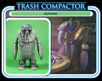 Nephran (Jedi Survivor)/Therm Scissorpunch (Solo) - 3D Printed Vintage/Retro Style Star Wars Custom Resin Model Figure Kit