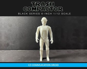 CZ Communication Droid Figure: 3D Printed Star Wars Model Kit (6-Inch Black Series Scale)