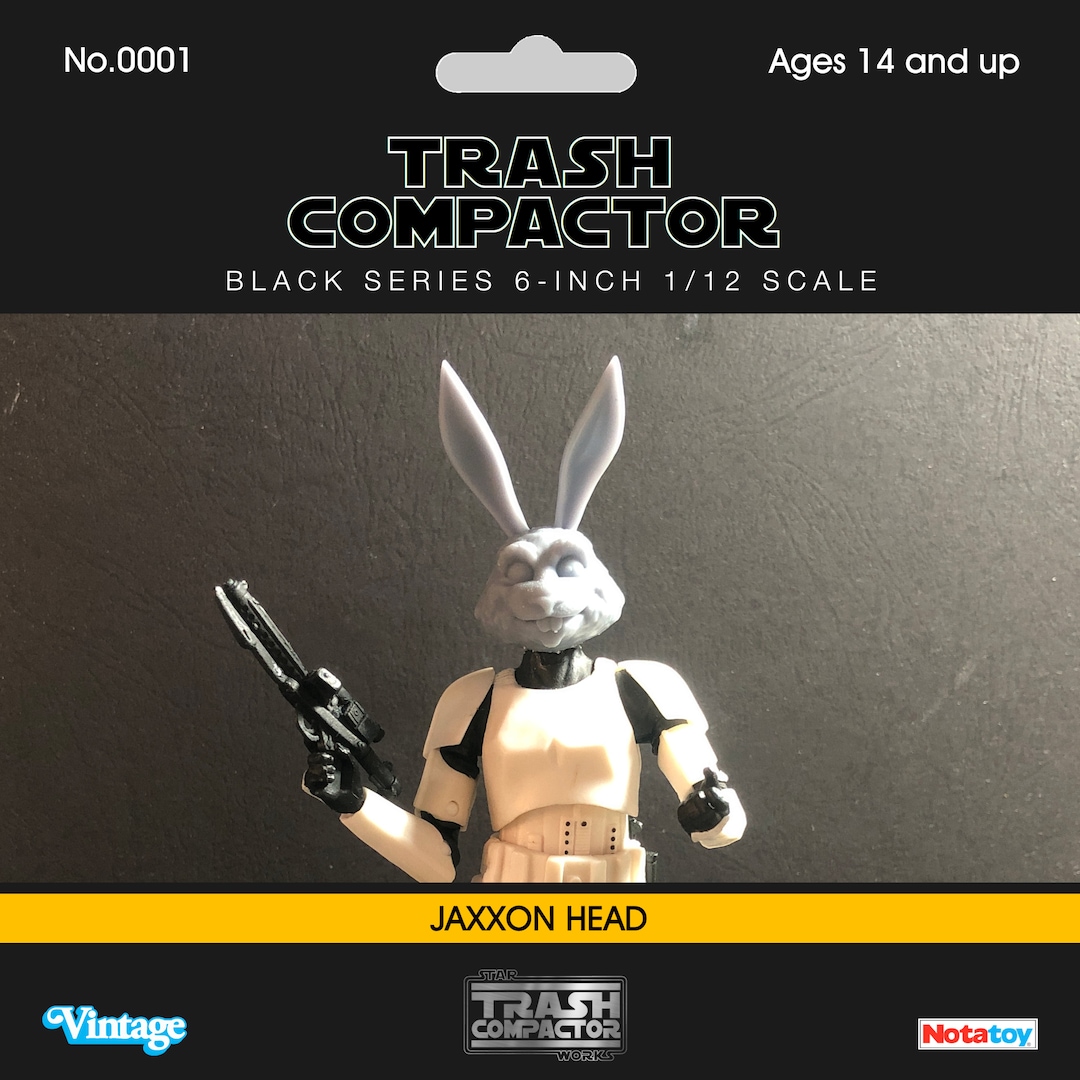 Jaxxon Head 1/12 ブラックシリーズ - 6インチスケール - 3Dプリント製
