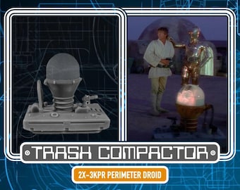 2X-3KPR Droid  - 3D Printed Vintage/Retro Style Star Wars Custom Resin Model Kit