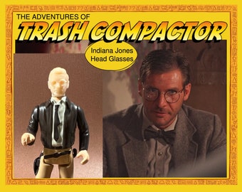 Indiana Jones met glazen hoofd (retro-pasvorm) - 3D-geprint - Star Wars-stijl in vintagestijl