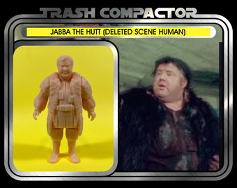 Jabba The Hutt (Deleted scene version)  - 3D Printed Model Kit- Vintage-style Star Wars custom