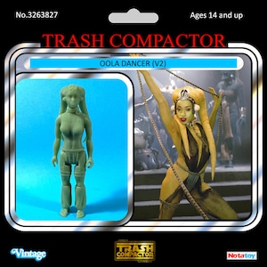 Oola V2 (Jabba's Twi'lek Slave Dancer) - 3D Printed Model Kit- Vintage-style Star Wars custom