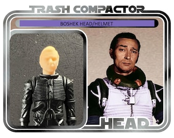 Boshek (Head/Helmet) - 3D Printed Figure Kit- Vintage-style Star Wars custom