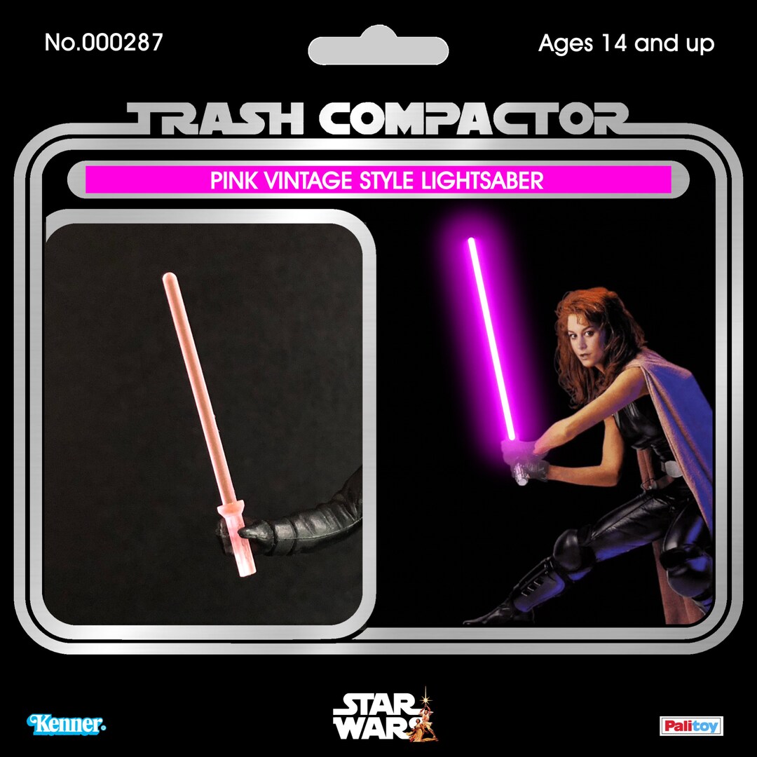 Pink Lightsaber Semiclear 3D Printed Vintagestyle Star Etsy