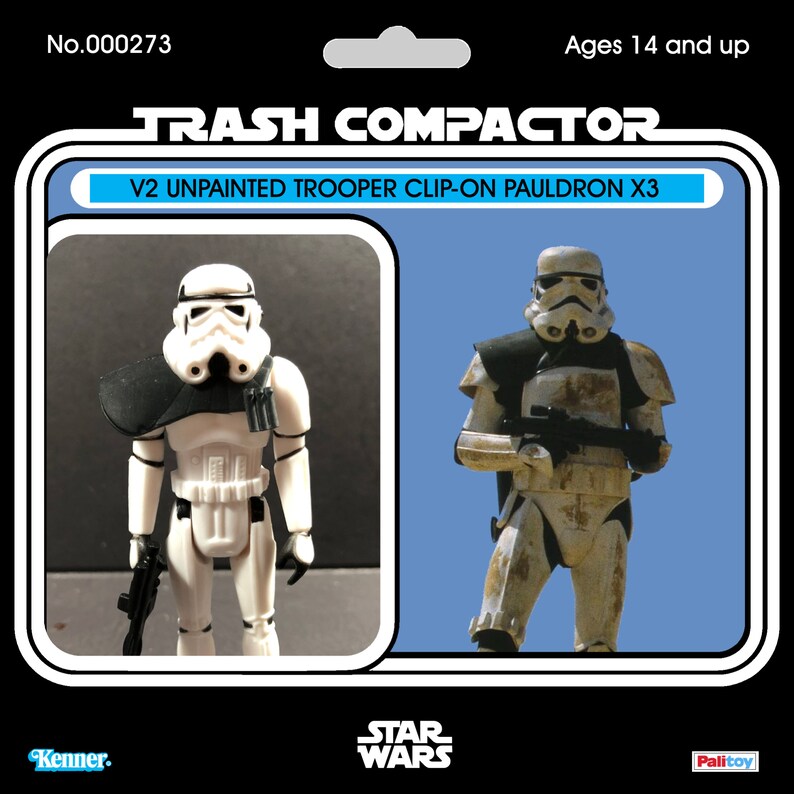 Design Version 2 Stormtrooper Pauldron Kit x3 Unpainted | Etsy