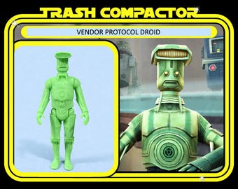 Vendor Protocol Droid - 3D Printed Model Kit - Vintage-style Star Wars custom