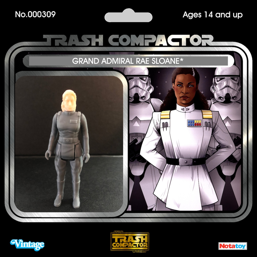 Grand Admiral Rae Sloane 3D Printed Model Kit Vintagestyle Star Wars