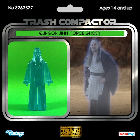 Quigon Jinn force Ghost 3D Printed Model Kit Etsy New Zealand
