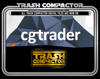 Selected Digital Files now available on CGTrader- Vintage-style Star Wars custom