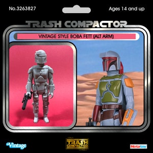 Boba Fett (Vintage Style) Alternative Arm Figure Kit - 3D Printed- Vintage-style Star Wars custom