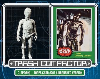 rare c3po trading card Star Wars card #98 1977 Topps See Threepio C3PO at Amazon's Entertainment  Collectibles Store main image 1