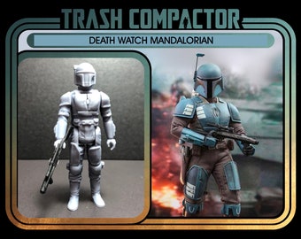 Death Watch Mandalorian - 3D Printed Model Kit- Vintage-style Star Wars custom