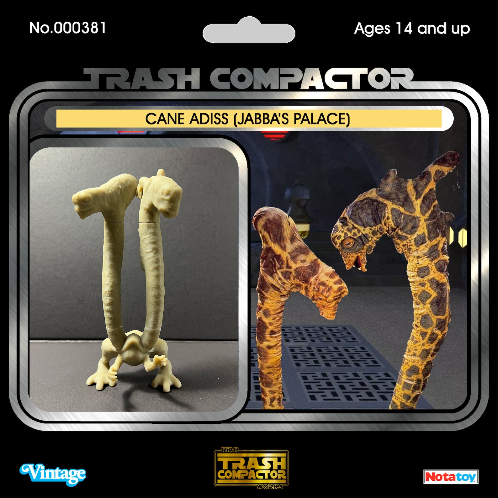 Cane Adiss jabba's Palace 3D Printed Model Kit Etsy