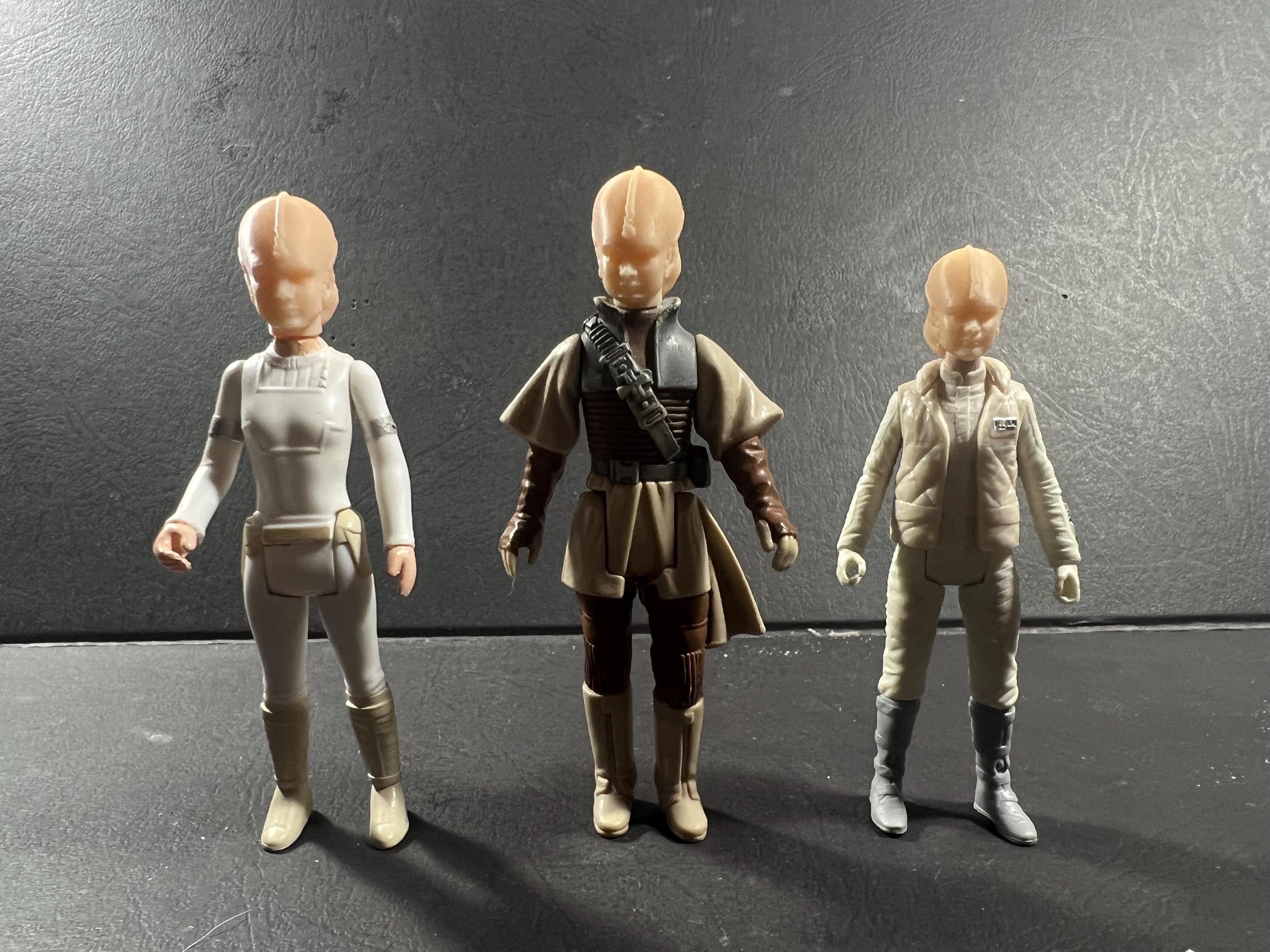 Leesub Sirln Heads (various Fits) - 3D Printed- Vintage-style Star