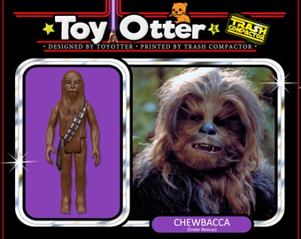 Chewbacca (ROTJ), diseñado por ToyOtter - Kit de modelo impreso en 3D - Personalizado de Star Wars de estilo vintage