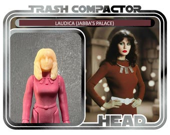 Laudica Head (Jabba’s Palace) - 3D Printed Model Kit - Vintage-style Star Wars custom