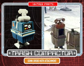 Gonk Power Droid Vintage Hoth Attachment- 3D Printed Model Kit- Vintage-style Star Wars custom
