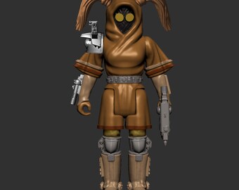 Jawa Bounty Hunter Figure - MATTROMAN333 - 3D Printed Model