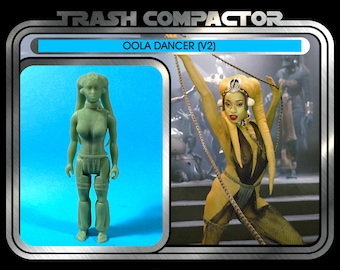 Oola V2 (jabba's Twi'lek Slave Dancer) - 3D Printed Model