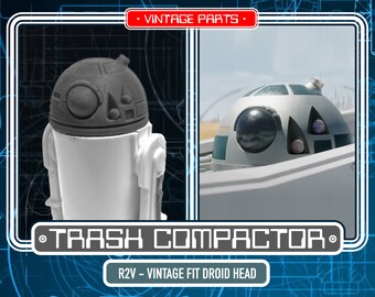 R6 Droid Head Vintage Fit 3D Printed - Etsy