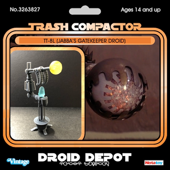 TT-8L (jabba's Gatekeeper Droid) 3.75 Scale - 3D Printed