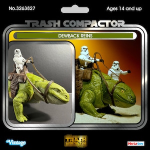 Dewback Reins - 3D Printed- Vintage-style Star Wars custom