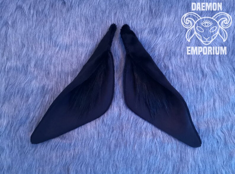 Alle Schwarzen Dämonen Kuh Ohren und Schwänze Sets und | Etsy