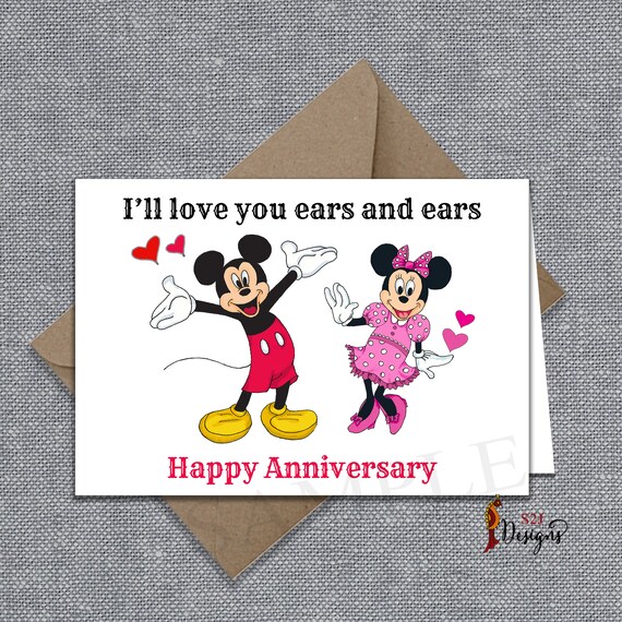 Funny Anniversary Card Funny Kids Birthday Card Disney Theme - Etsy Funny Anniversary Card Funny Kids Birthday Card Disney Theme - Etsy