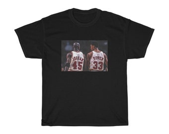 Michael Jordan Scottie Pippen T Shirt, Chicago Bulls 90s, NBA MVP Trophy Jordan Vintage Tshirt, Basketball Star, The Last Dance Tee Shirt