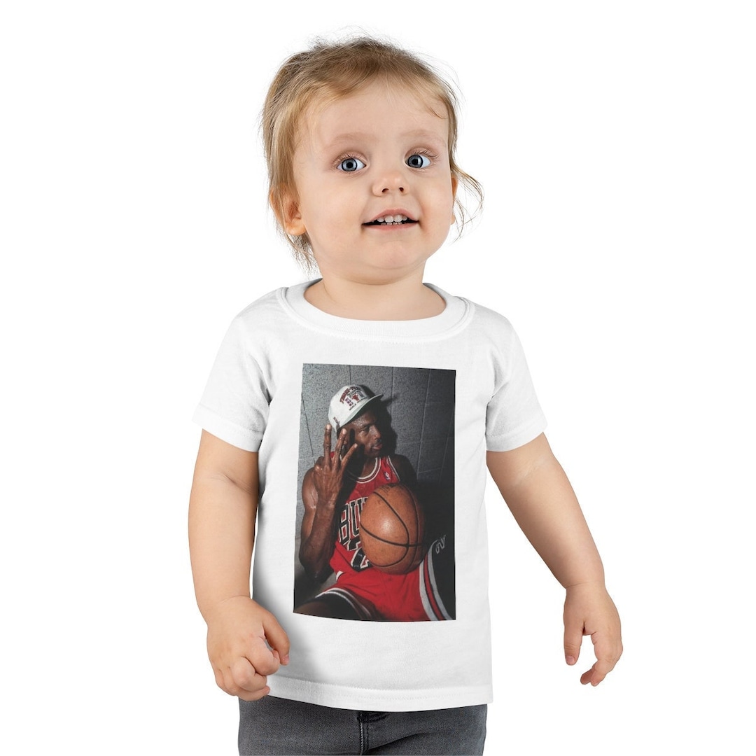 Toddler Michael Jordan Shirt, MVP Champion Tshirt, NBA Chicago Bulls 90s Vintage Jordan
