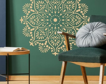 Mandala Large Walls Stencils Paint Furniture Canvas Fabric Wood Patio Floor Home Decor  Crafts Art Reusable Template DL32