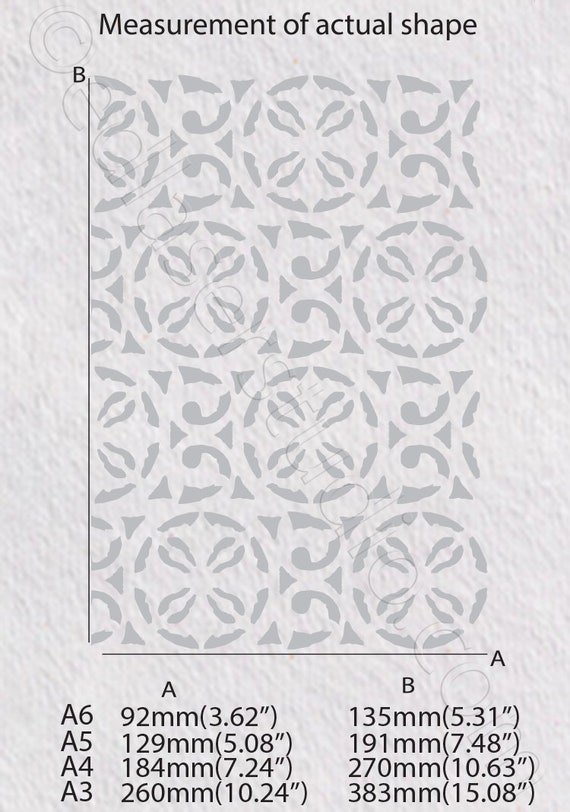 Rustic love tree and border,hearts shabby chic stencil 190 micron mylar A3 A4