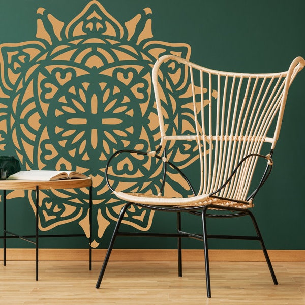 Mandala Large Walls Stencils Paint Furniture Canvas Fabric Wood Patio Floor Home Decor Garden Concrete Crafts Art Reusable Template DL7