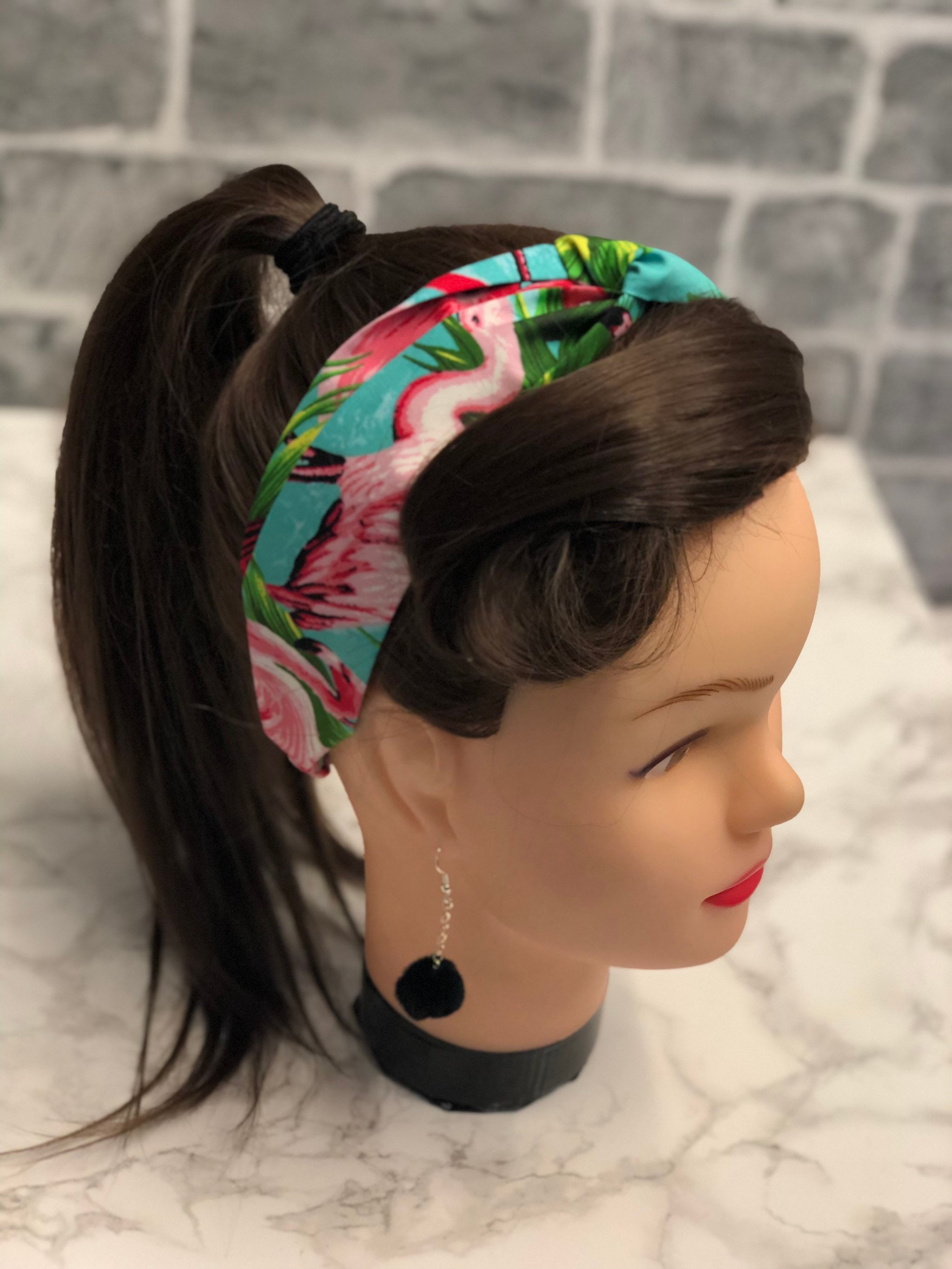 stil kopf wickeln elastische haarband florale turban damen verdreht stirnband 