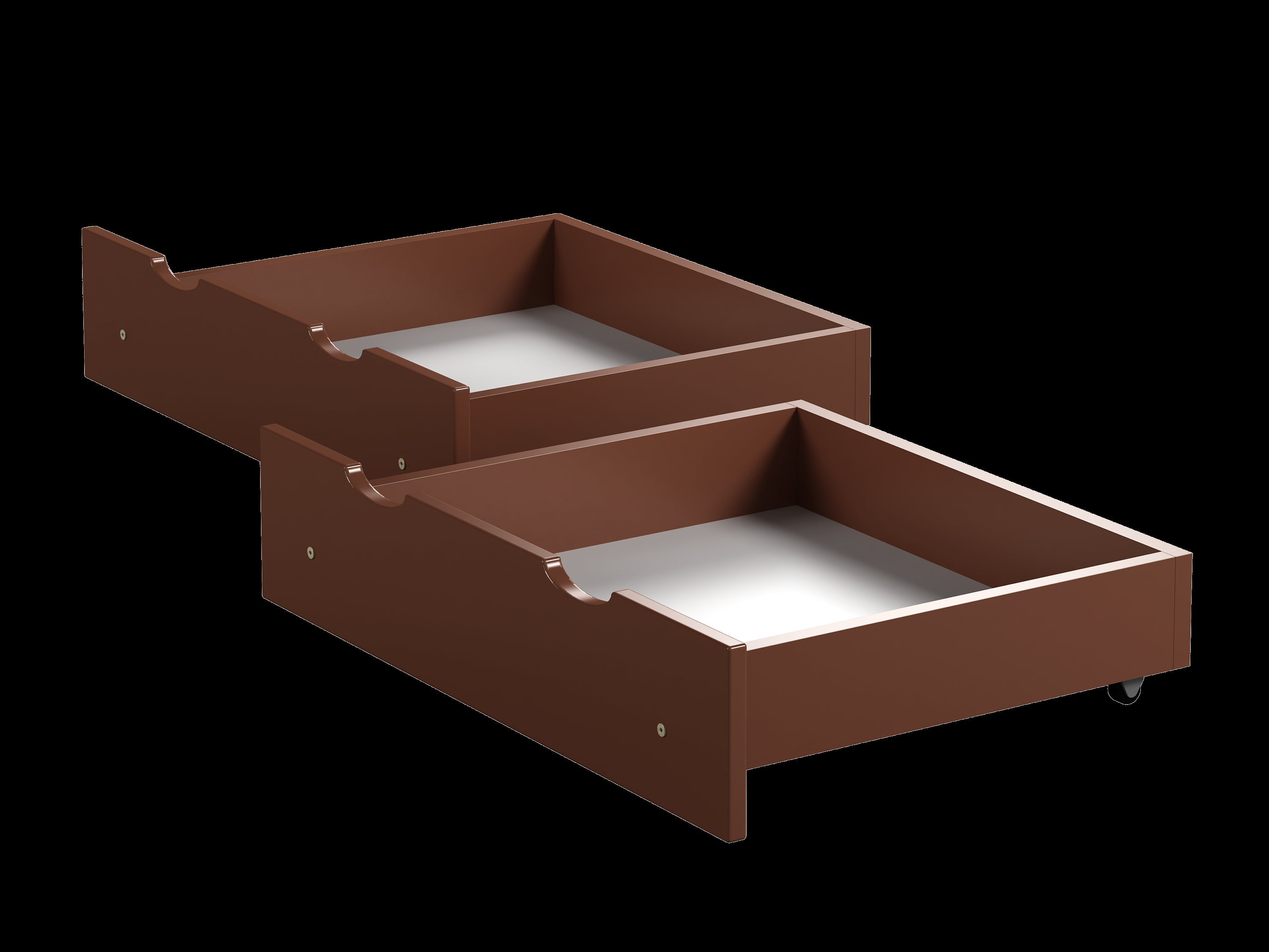 Cajones dobles Debajo de la cama Tamaño de | Etsy