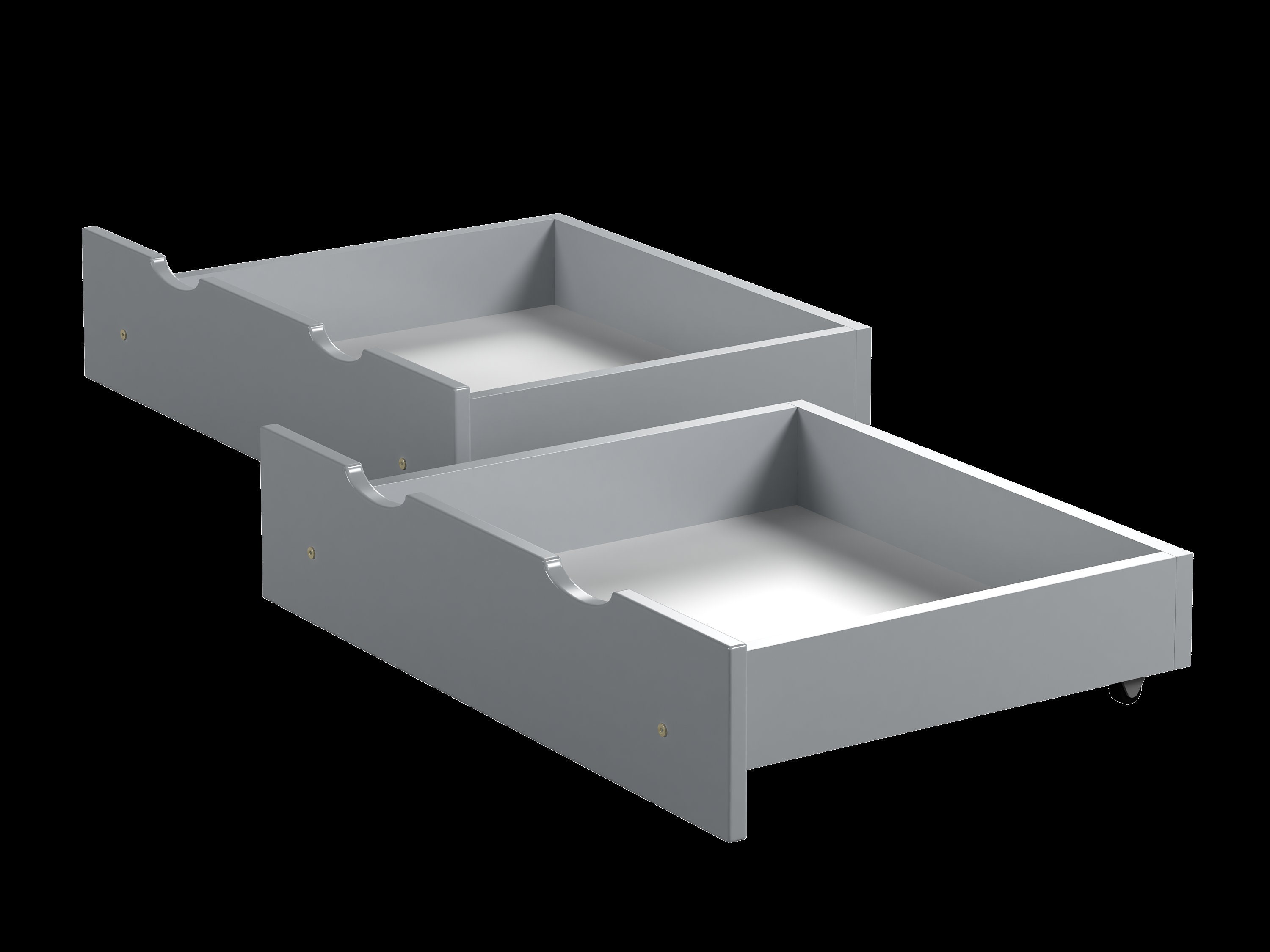 Cajones dobles Debajo de la cama Tamaño de | Etsy