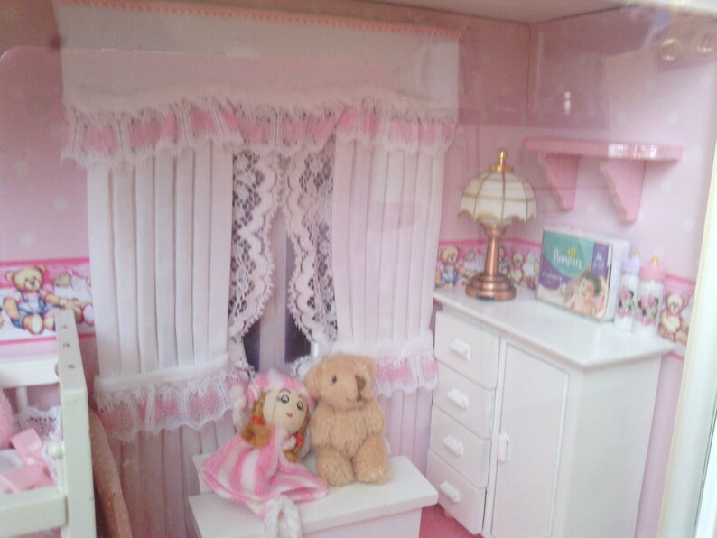 Miniature Nursery Diorama Shadow Box Room 1/12th Scale Etsy