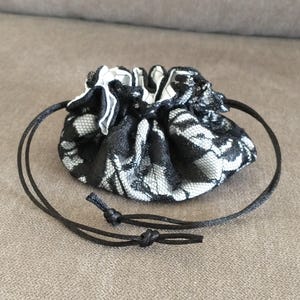 Jewelry Pouch Travel, Black Lace, Bridesmaid Gift, Bridal Party Gift