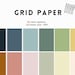 25 Colorful Grid Note Templates - Graph Paper Templates - iPad Digital ...