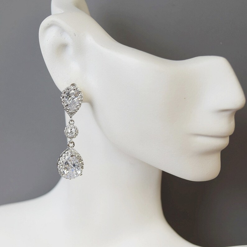 silver wedding jewelry sets for brides