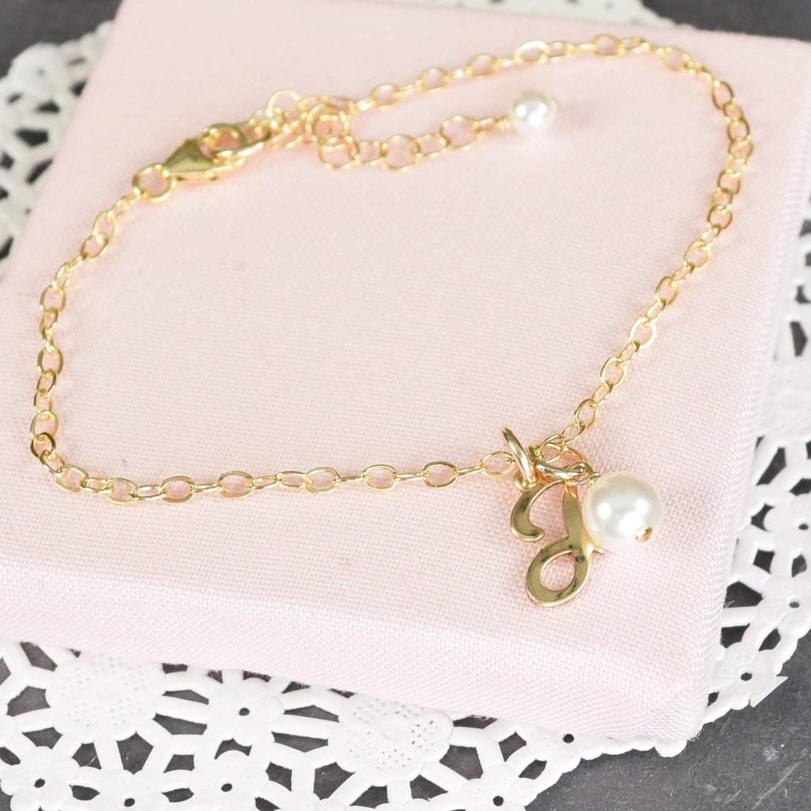 Bridesmaid Bracelet Set of 3456789101112 Gold Pearl Etsy
